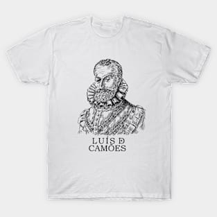 Luís de Camões. Portuguese poet. Literature. T-Shirt